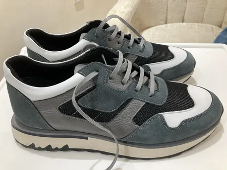 کفش روزمره مردانه چرم مشهد مدل j6205-002