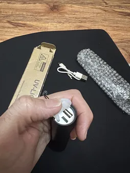 چراغ قوه دستی مدل UV 365nm filter