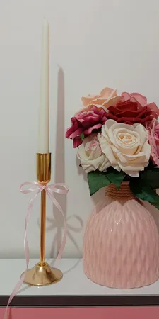 شمع دست ساز مدل قلمی 30 سانت بسته 12 عددی