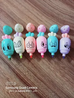 ماژیک علامت گذار طرح هویج مجموعه 6 عددی