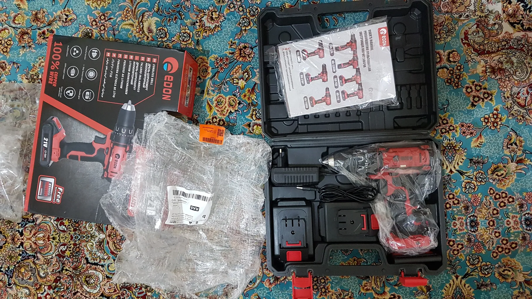 دریل پیچ گوشتی شارژی ادون مدل AD-21A دریل پیچ گوشتی شارژی ادون مدل AD-21A