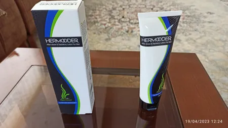 لوسیون افتر شیو هرمودر مدل algae extract حجم 100 میلی لیتر