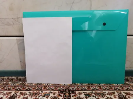 پوشه دکمه دار پاپکو کد A3-107T سایز A3