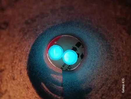 پودر رنگ شب تاب رزین اپوکسی مدل SH001 حجم 8 میلی‌لیتر