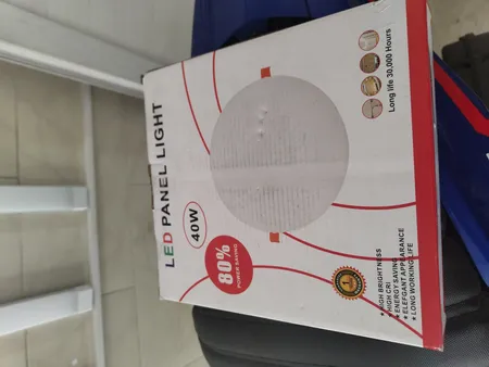 پنل سقفی ال ای دی 40 وات مدل فول لایت 510 طرح فنر متغیر توکار گرد بسته 2 عددی