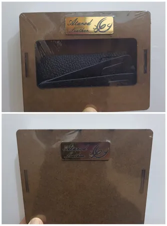 نشانگر کتاب چرم عطارد مدل چرم طبیعی N04 مجموعه 10 عددی