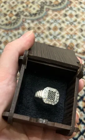 انگشتر نقره مردانه مدل 01