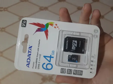 کارت حافظه microSDXC ای دیتا مدل Premier V10 A1 کلاس 10 استاندارد UHS-I سرعت 100MBps ظرفیت 64 گیگابایت