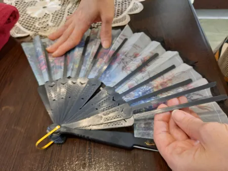 بادبزن دستی کد FW 1