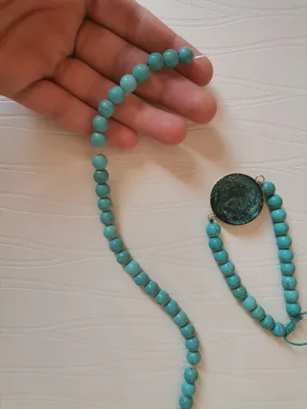 ریسه سنگ فیروزه رزالیا مدل Vina-AB-35