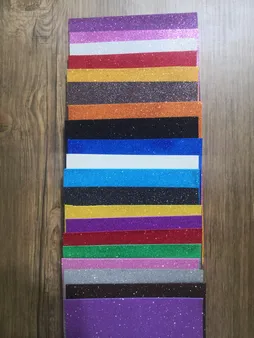 فوم اکلیلی مدل GLITTER کد C2020 بسته 20 عددی