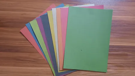 مقوا رنگی کد 2535 سایز 35×25 سانتی متر بسته 10 عددی