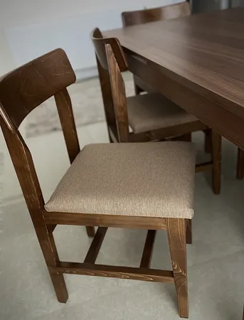 میز و صندلی ناهارخوری 6 نفره گنجینه مدل تاک