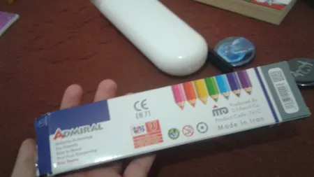 مداد رنگی 6 رنگ آدمیرال مدل MDF