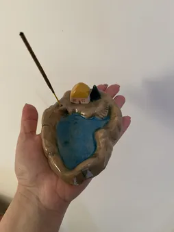 جاعودی سرامیکی مدل کلبه و دریاچه