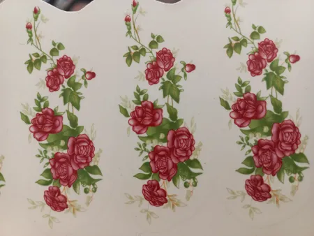 برچسب ترنسفر مدل گل کد mo.12 مجموعه 12 عددی