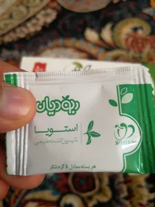 تجریه خرید ساشه شیرین کننده طبیعی و بدون کالری استویا ربودیان بسته 50 عددی