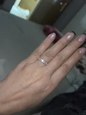 تجریه خرید انگشتر نقره زنانه کوبیک مدل QR-4703