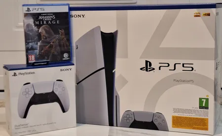 کنسول بازی سونی مدل PlayStation 5 Slim ریجن اروپا سری 2016A نسخه دیسک‌خور ظرفیت یک ترابایت