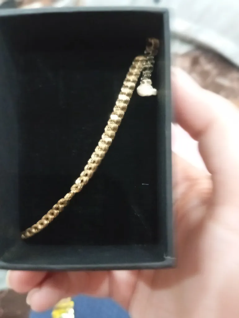 دستبند طلا 18 عیار دخترانه الی گالری مدل 80