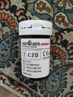 نوار دستگاه تست قند خون ایزی گلوکو مدل اتوکدینگ بسته 50 عددی