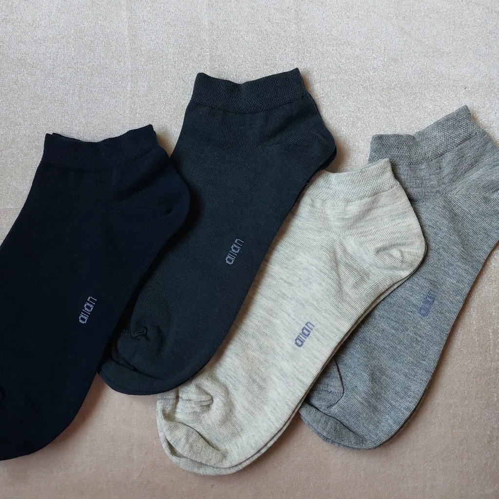 جوراب ساق کوتاه زنانه آریان نخ باف مدل 5622 مجموعه 4 عددی