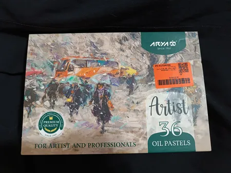 پاستل روغنی 36 رنگ آریا مدل Artist-Bus