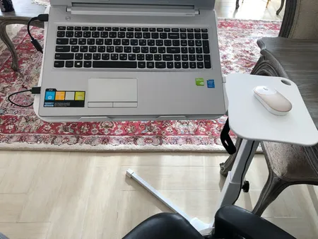 میز لپ تاپ پروتیبل مدل کول پد فن دار