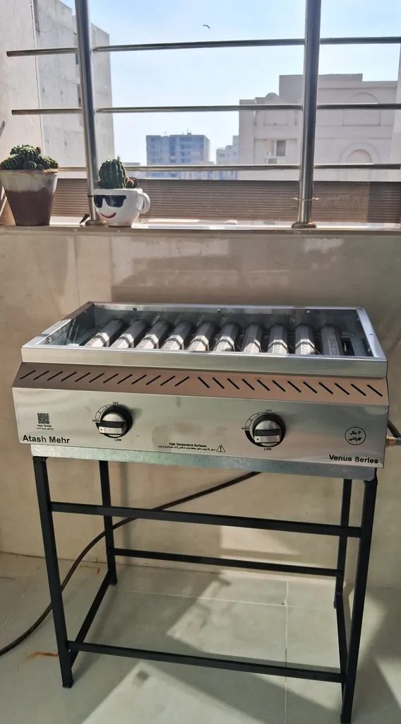 کباب پز گازی آتش‌ مهر مدل steel70