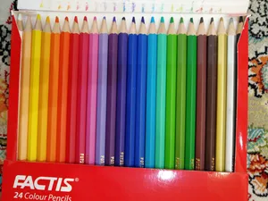 تجریه خرید مداد رنگی 24 رنگ فکتیس