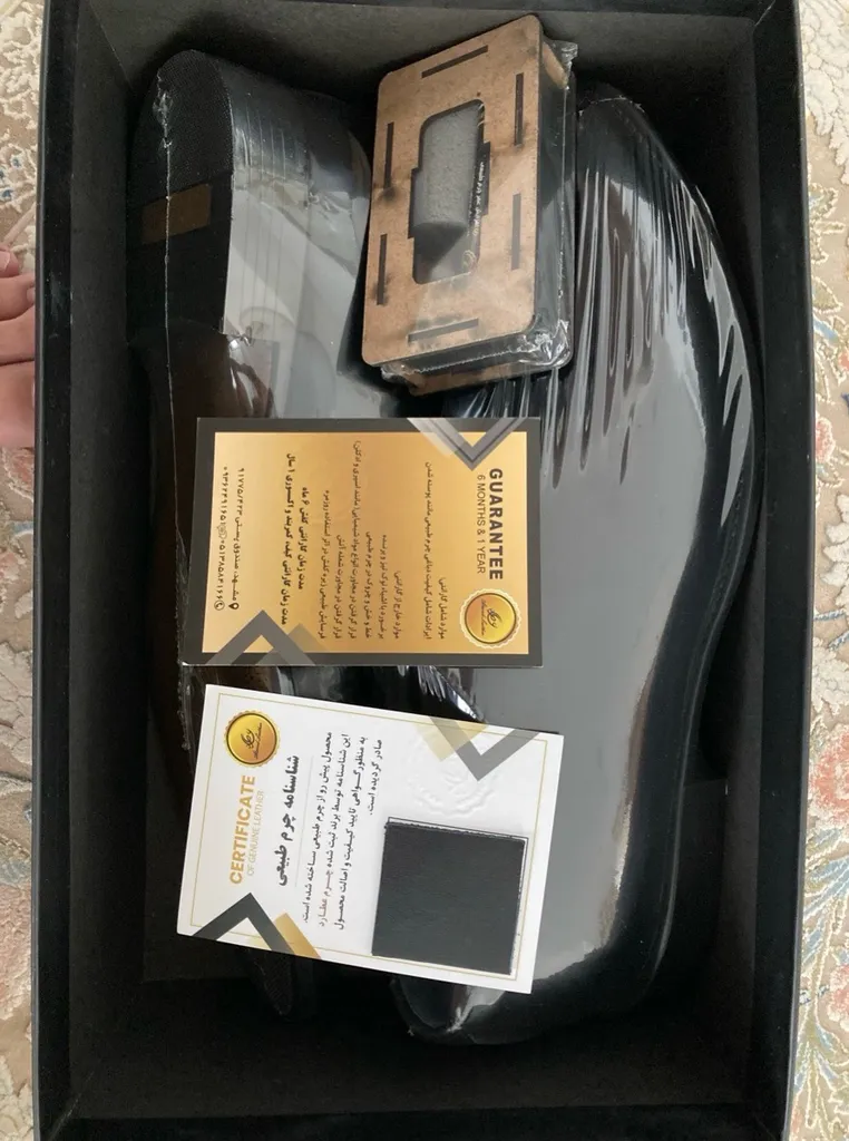 کفش رسمی مردانه چرم عطارد مدل چرم طبیعی کد SH317