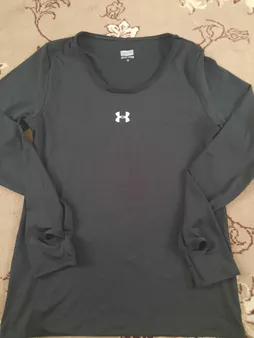 تی شرت آستین بلند ورزشی زنانه  مدل فینگر دار 76