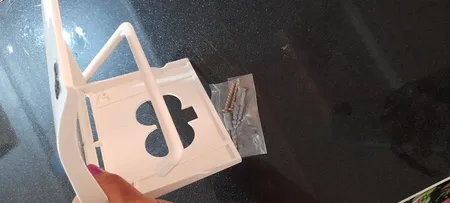 جای دستمال توالت سنی پلاستیک مدل Sarv