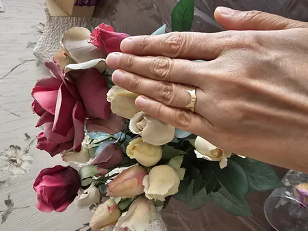 انگشتر طلا 18 عیار زنانه سایا گلد مدل هلال ماه