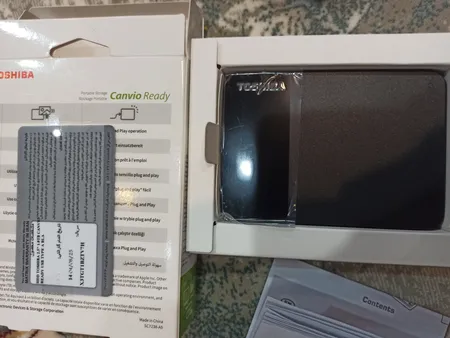 هارد اکسترنال توشیبا مدل Canvio Ready ظرفیت یک ترابایت دارای رابط USB Type-A 3.2