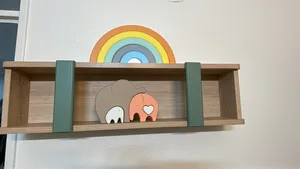 تجریه خرید استند رومیزی کودک طرح رنگین کمان مدل 041R