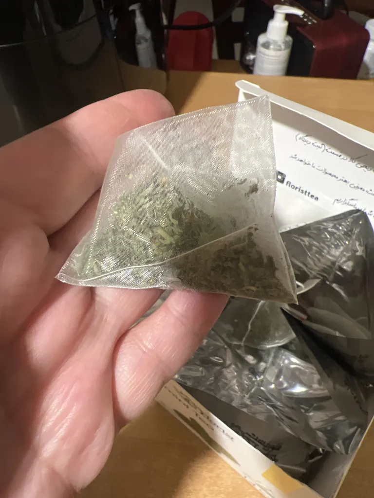 دمنوش مخصوص معده نعنا فلفلی پیرامید بگ فلوریست بسته 14 عددی