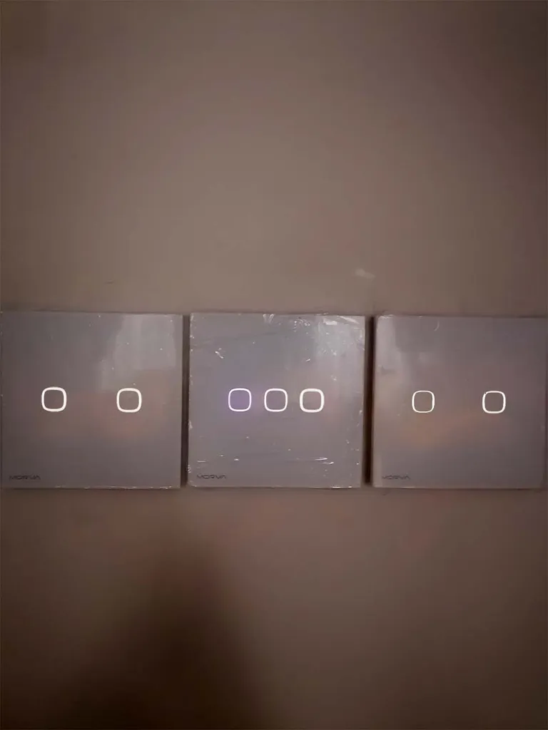 کلید لمسی هوشمند سه پل مٌروا مدل JS مجموعه سه عددی