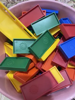 بازی فکری بافرزندان مدل چیدنی‌ها 150 قطعه