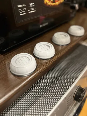 پایه لرزه گیر ماشین لباسشویی مدل RS مجموعه 4 عددی