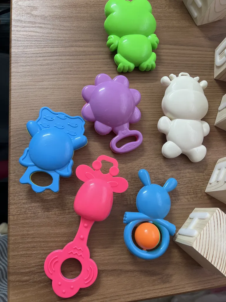 جغجغه مدل BABY Teethers مجموعه 6 عددی