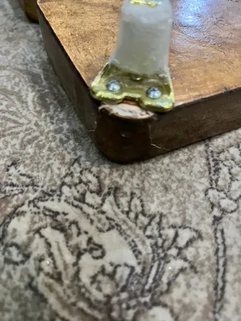 اردو خوری طرح مربع چوبی دسته دار مدل سنگ مصنوعی