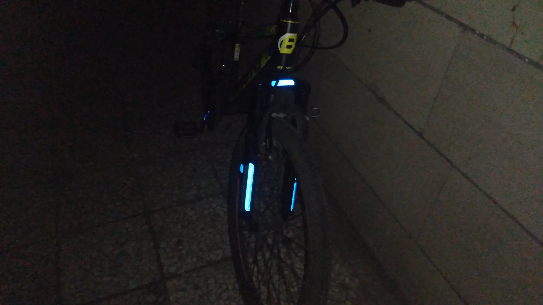 برچسب شبرنگ بدنه دوچرخه رفلکتر کد 1P بسته ۱۶ عددی