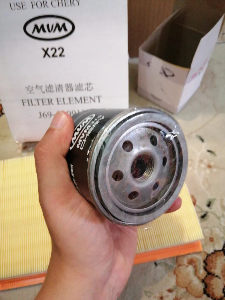 فیلتر روغن ام وی ام مدل 315 به همراه فیلتر هوا مناسب برای ام وی ام x22