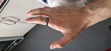 انگشتر مردانه برانت مدل ارباب حلقه ها ساده حکاکی لیزری