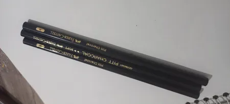 مداد کنته فابر کاستل مدل PITT CHARCOAL بسته 3 عددی