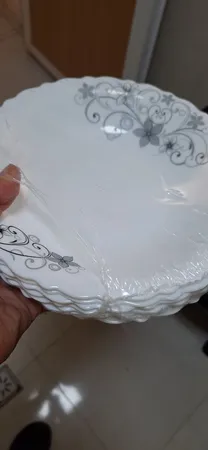 بشقاب غذاخوری پارس اپال مدل Elena کد 642 بسته 6 عددی