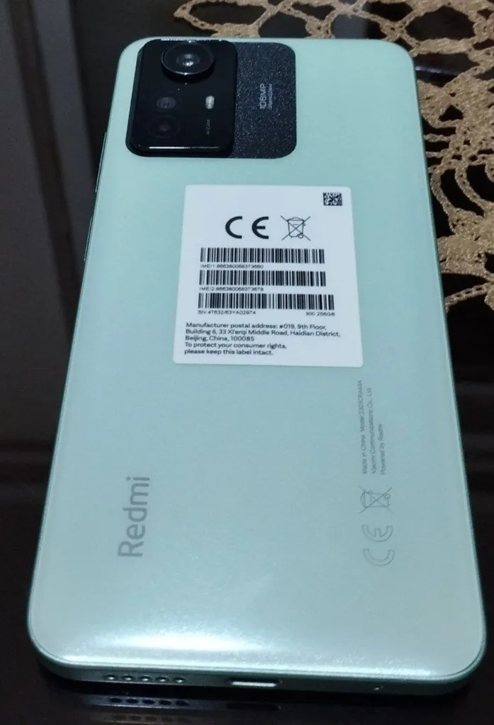 گوشی موبایل شیائومی مدل Redmi Note 12S دو سیم کارت ظرفیت 256 گیگابایت و رم 8 گیگابایت