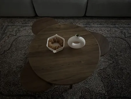 میز پذیرایی مدل گرد 1100 مجموعه 4 عددی