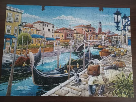 پازل 1000 تکه ایران پازل طرح شهر آبی